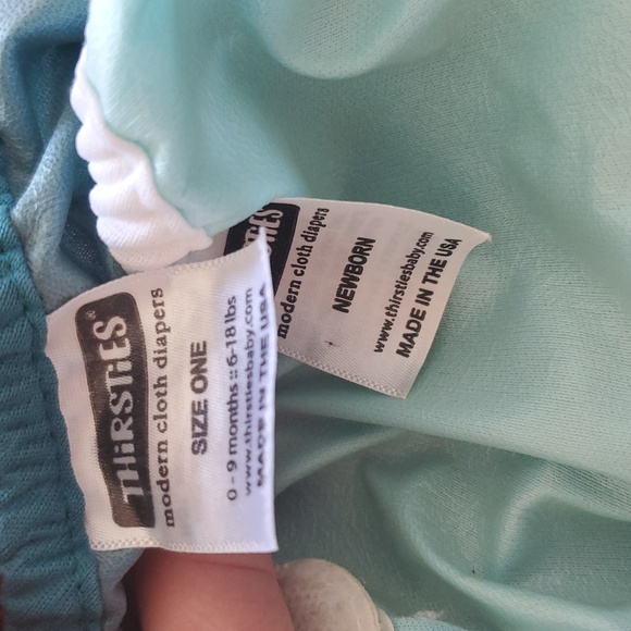 Cloth Diaper Lot 5 Pc Newborn/ 0-3 Mo - Picture 9 of 13